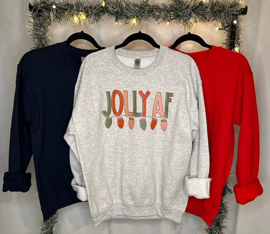 Jolly AF T-shirt + Crewneck