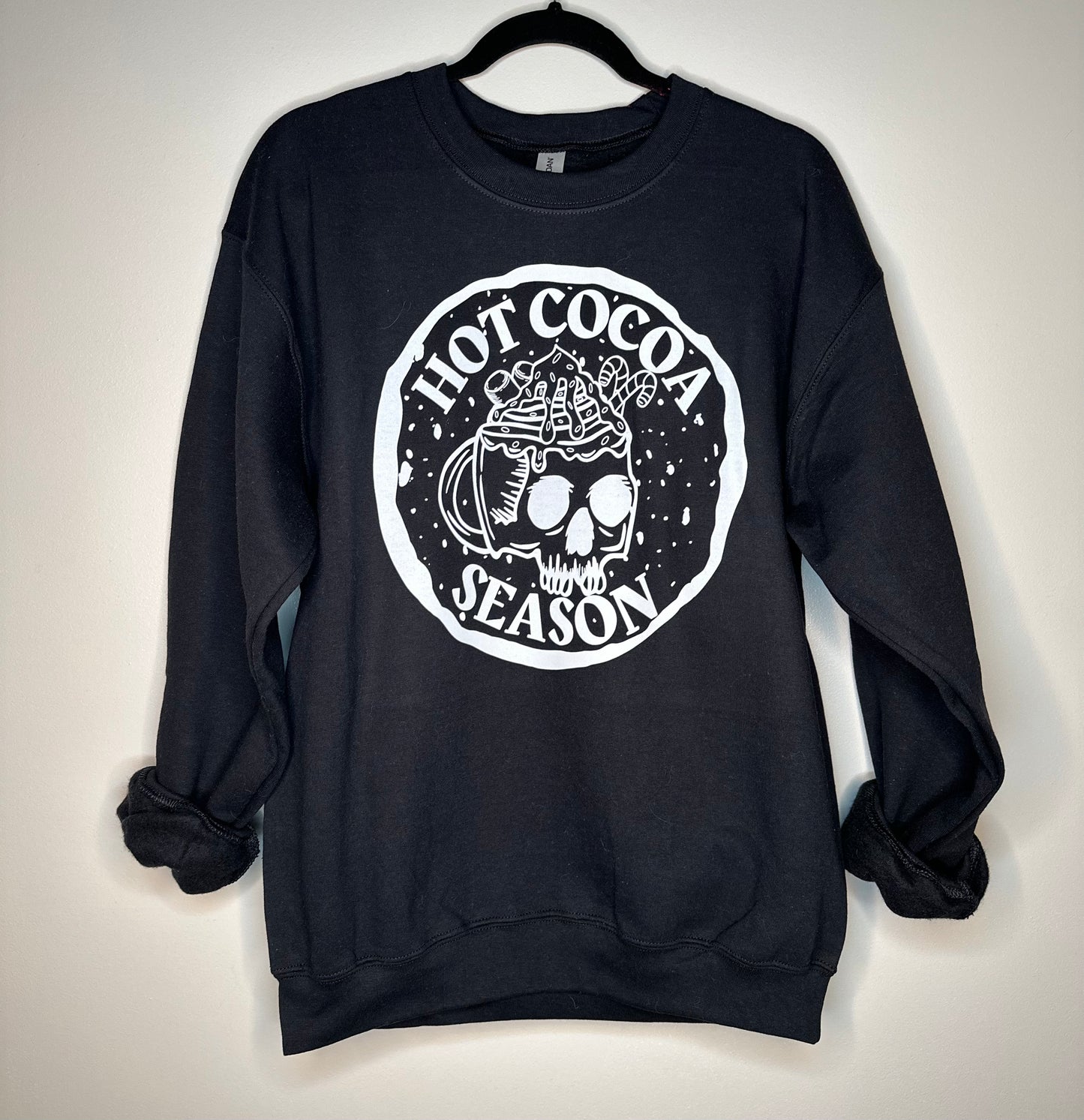 Hot Cocoa Season T-shirt + Crewneck