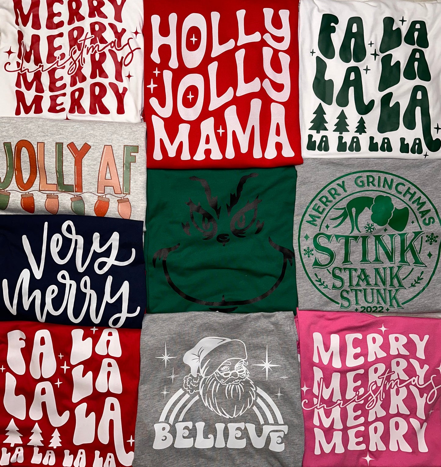 Santa Believe T-shirt + Crewneck