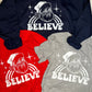 Santa Believe T-shirt + Crewneck